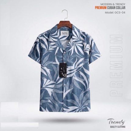 Short Sleeve Cuban Collar Shirt
