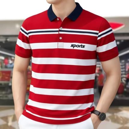 Striped Premium Polo Shirt